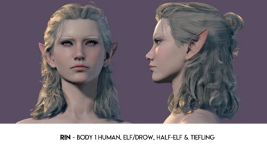 Rin - Body 1 Human, Elf/Drow, Half-Elf, Tiefling