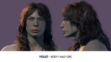 Violet - Body 1 Half-Orc