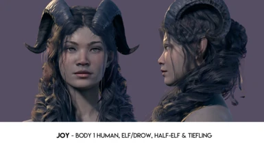 Joy - Body 1 Human, Elf/Drow, Half-Elf, Tiefling
