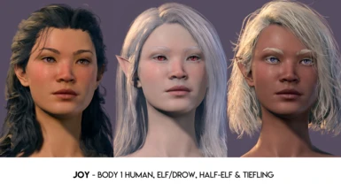 Joy - Body 1 Human, Elf/Drow, Half-Elf, Tiefling