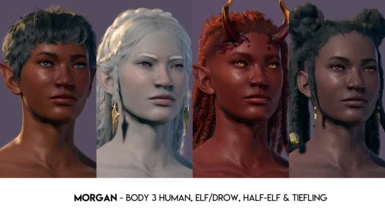 Morgan- Body 3 Human, Elf/Drow, Half-Elf, Tiefling
