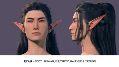 (2.5) Ryan - Body 1 Human, Elf/Drow, Half-Elf, Tiefling