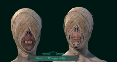 Mummy Wrapped Head
