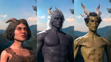 Examples of horns on other races