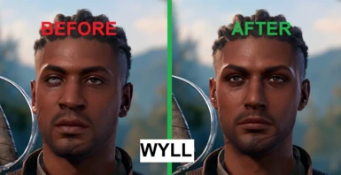 Wyll before after comparison