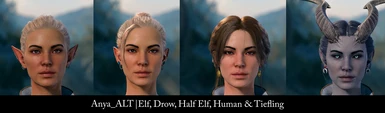 Anya_ALT- this head is the same with Anya but with different lip texture