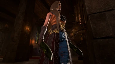 i have two picklegorts  (armor is from vestments of the faithful!<3)