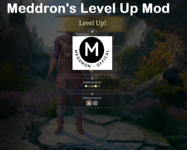Meddron's Max Level Changer