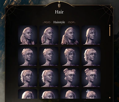 All hairs disabled except Tav's Hair Salon