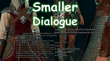 Smaller Dialogue