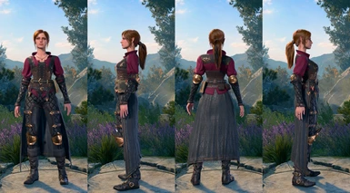 Armor 4 Side Preview ( Long Skirt )