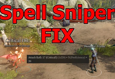 Spell Sniper Fix