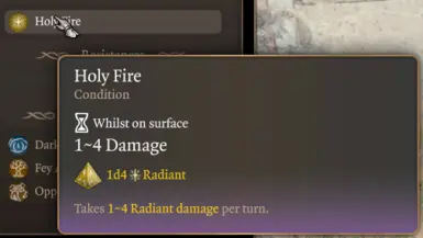 It even leaves behind residual holy fire. Ouch!
