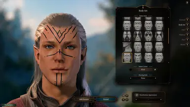 Wonky tattoo example