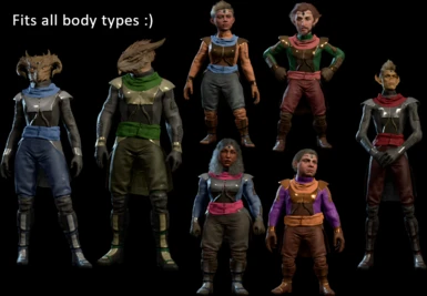 the rest of the body types and more dye examples