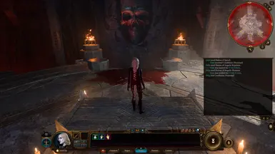 Combat log after consuming Potion of Speed, Potion of Angelic Reprieve, and Potion of Angelic Slumber after installing the mod.