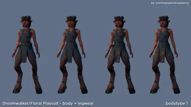 Dreamwalker/Floral Playsuit set