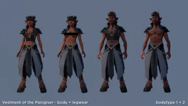 NEW v1.2 - Vestment of the Paingiver set