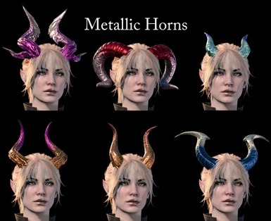 New in V1.4 - Metallic Horns