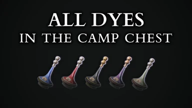 All Dyes in the Camp Chest - Item Shipment Framework