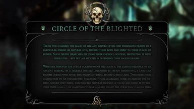 Circle of the Blighted Druid Subclass