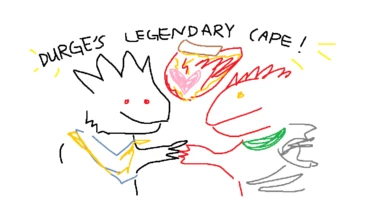 Durge's Legendary Cape of the Red Prince