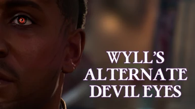 Wyll's Alternate Devil Eyes