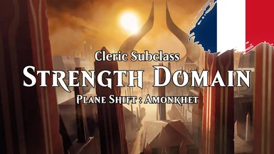 Amonkhet - Strength Domain - Cleric Subclass - Version FR