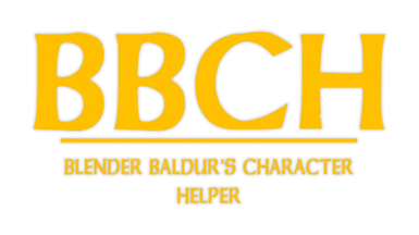 Blender Baldur's Character Helper V2
