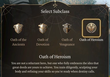 Oath of Heroism - Paladin Subclass