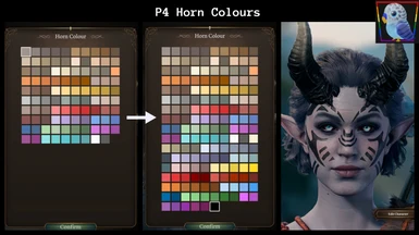 P4 Custom Horn Colours (Includes Darker Black)