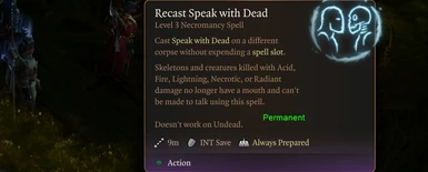 Permanent Speak with Dead