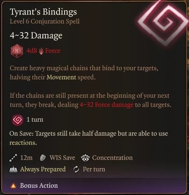 Tyrant's Bindings - Ability