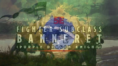 5e Banneret (Purple Dragon Knight) - Fighter Subclasss - PTBR