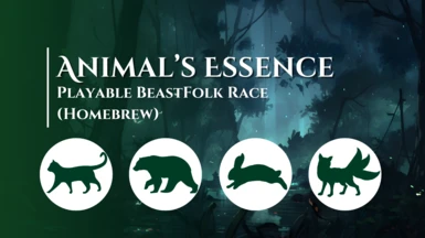 Animal's Essence - Playable BeastFolk Race