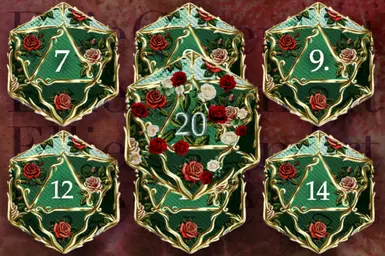 Runa's Rattling Rose Dice