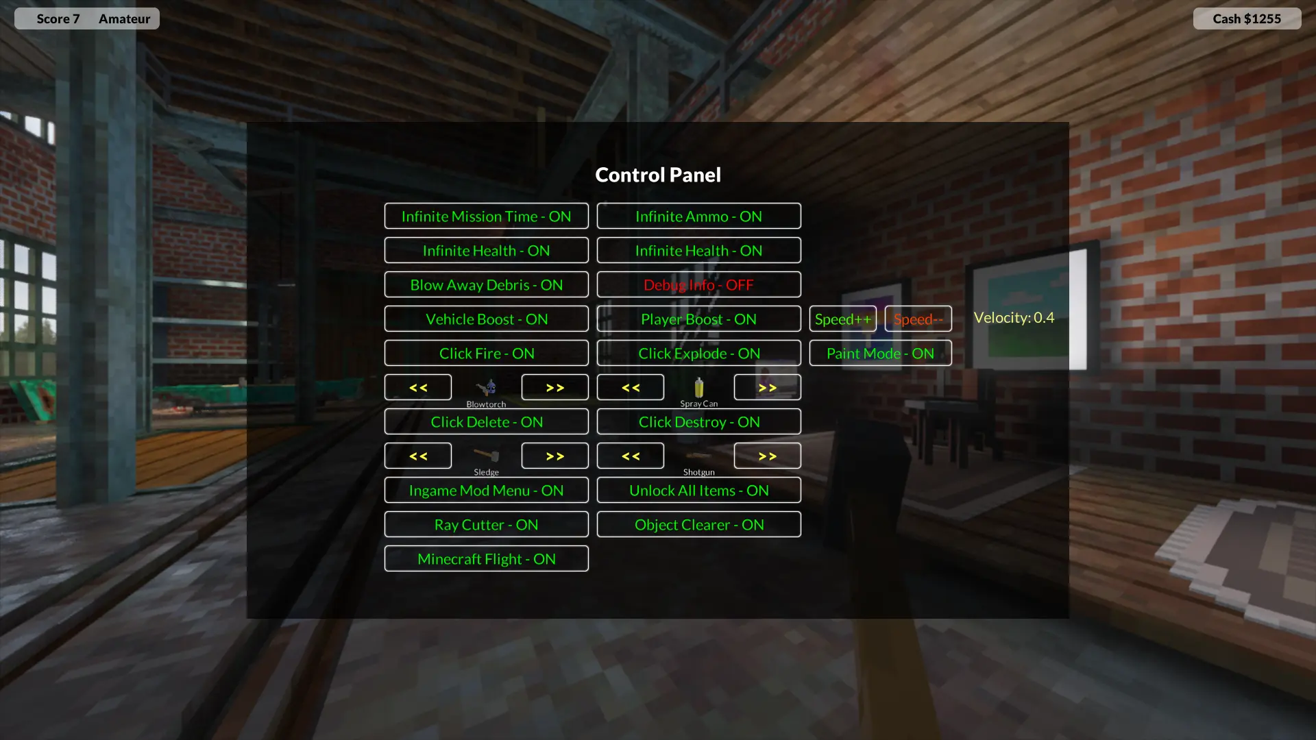 Sir Codes Cheat Menu (Old) at Teardown Nexus - Mods and community