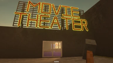Movie Theater Sign