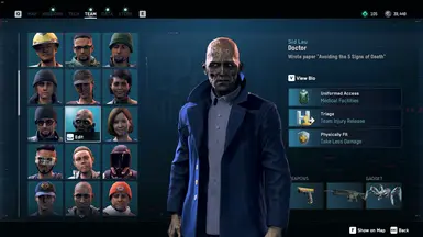 WDL Inventory and Operative Editor at Watch Dogs: Legion Nexus