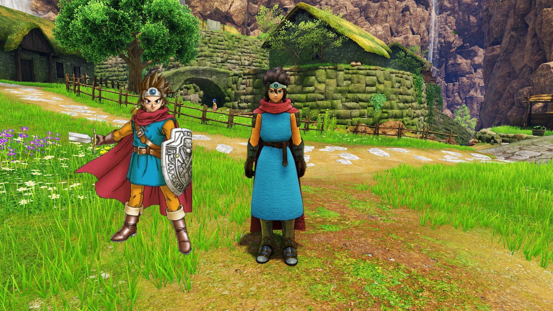 Gallopitan Erdrick I Arusu Retexture at Dragon Quest XI S: Echoes of an ...