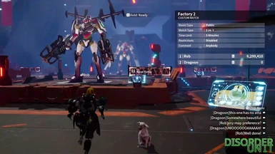Nirvash in CO-OP lobby by Rob and Dragoon