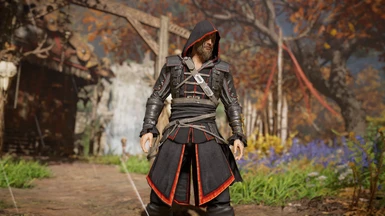 Edward outfit Reskin Black and Red
