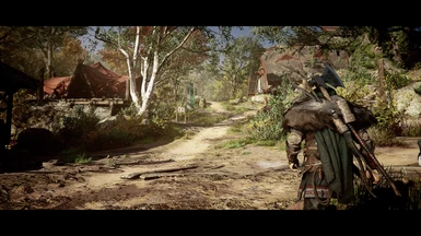Assassin's Creed Valhalla Realistic Graphics  Wolfkissed Cinematic Reshade  mod Comparison Showcase 