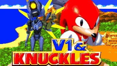 V1 And Knuckles- S3K Cybergrind Textures