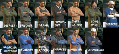 Saejima's Special and Job Outfits