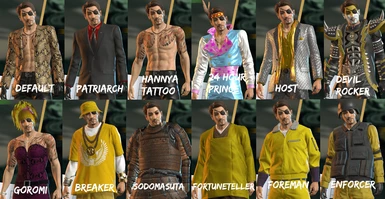 Majima's Special and Job Outfits