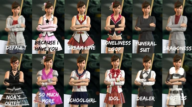 Haruka's Special and Job Outfits
