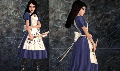Alice Madness Returns and The Witcher: crossover - Alice's outfit