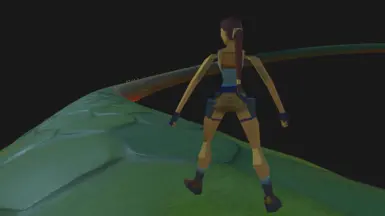 Lara Croft as sonic