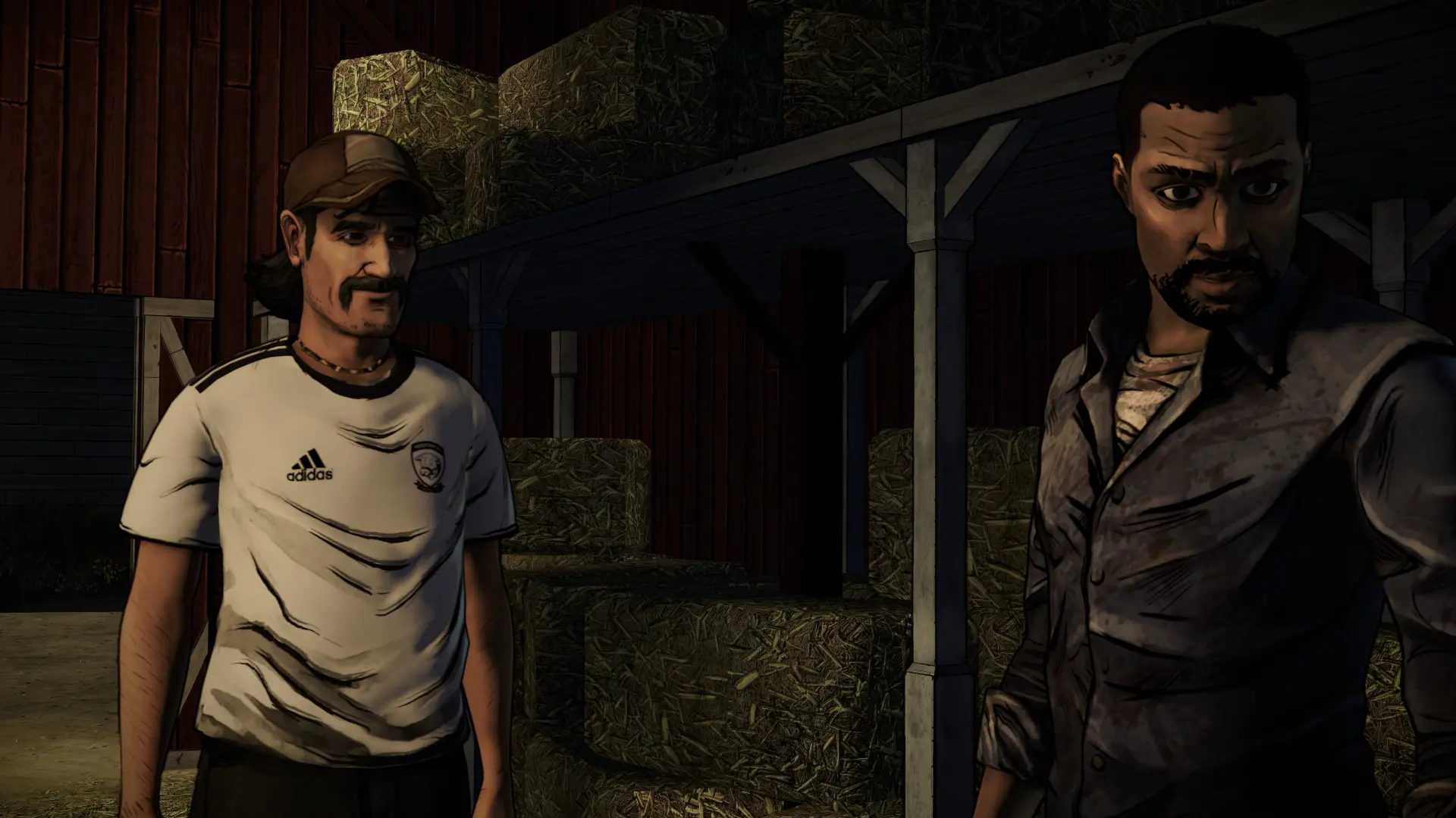 Kenny in a Football (Soccer) Shirt at The Walking Dead: The Telltale ...